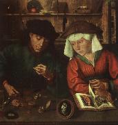 Quentin Massys The Moneylender and his Wife France oil painting reproduction